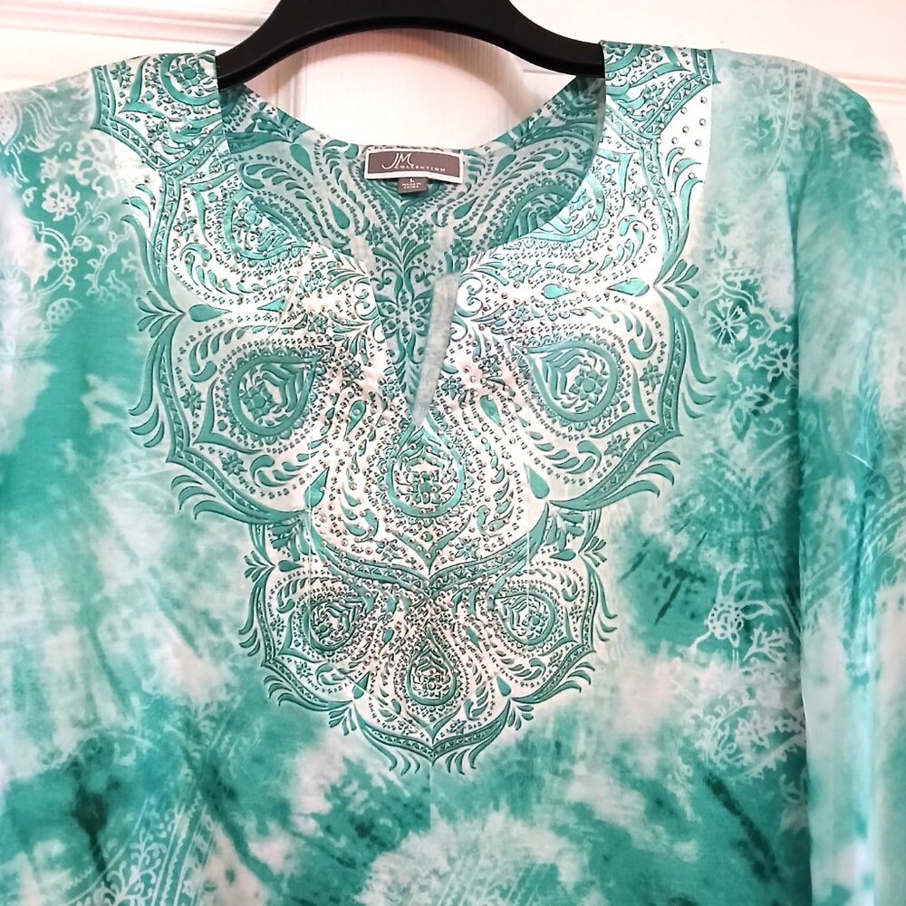 JM Collection Blouse, Long sleeve